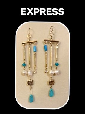 EXPRESS Chandelier dangle earrings NEW